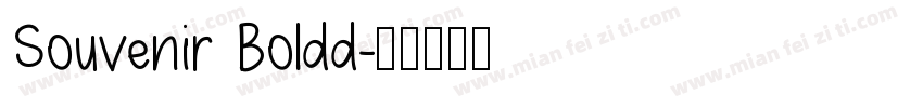 Souvenir Boldd字体转换